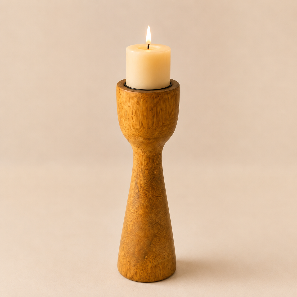 Carved Candle Stand