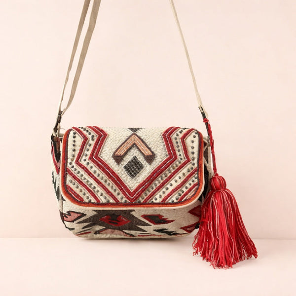 Embroidered Sling Bag