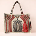 Ethnic Tassel Tote Bag