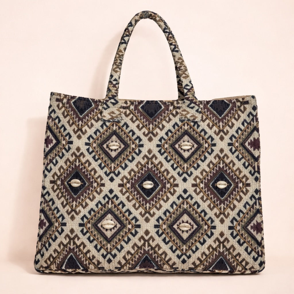 Geometric Shell bag