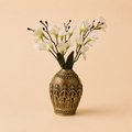 Handcrafted Tribal Art Antique Brass Vase