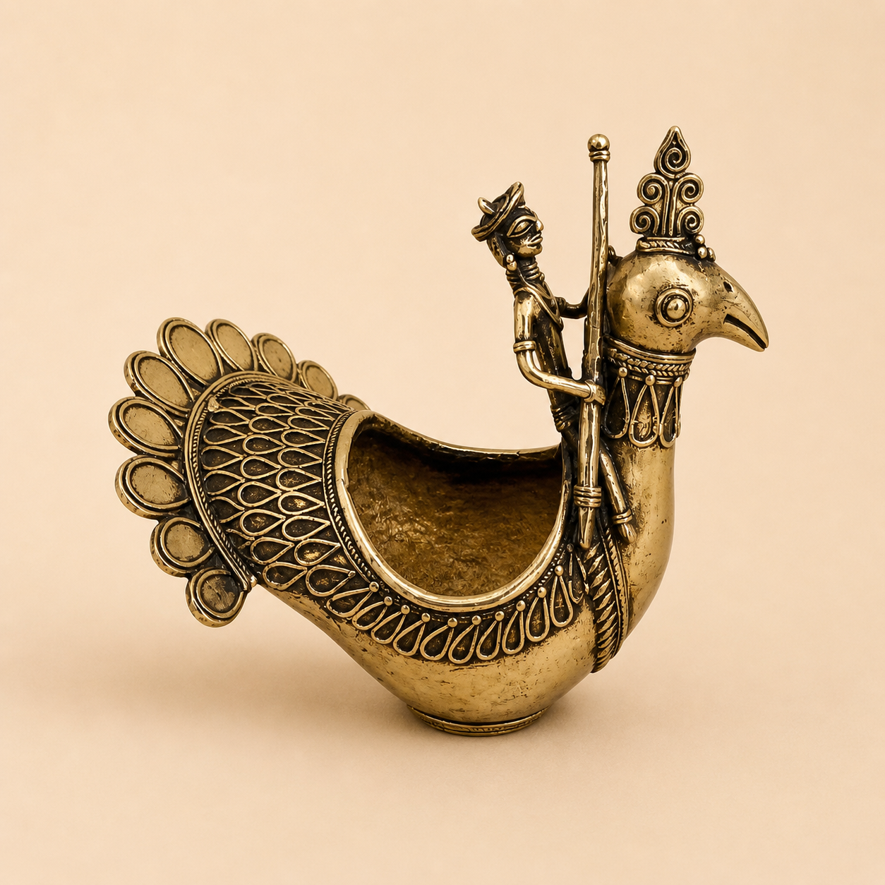 PEACOCK PEN STAND