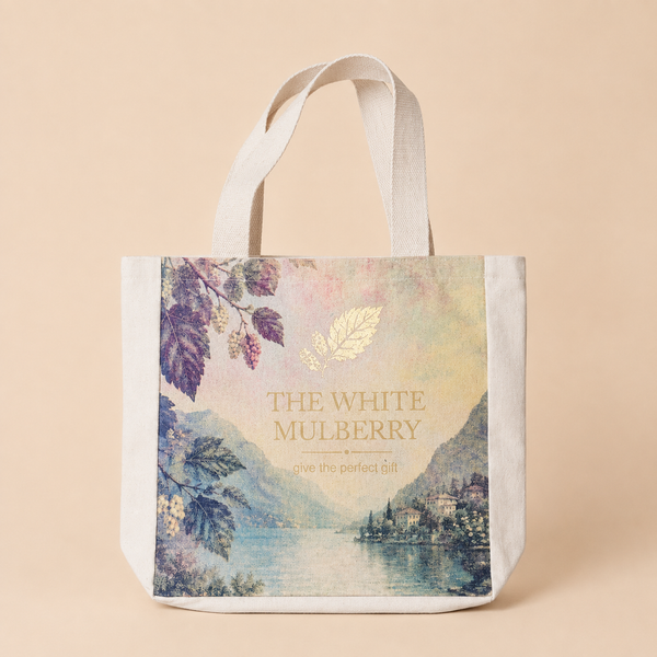Pastel Lake Canvas Tote