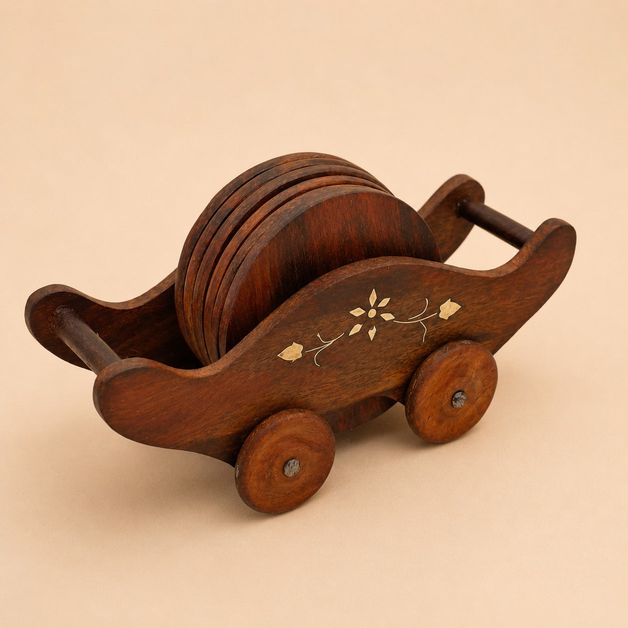 Wooden Chariot Coasters