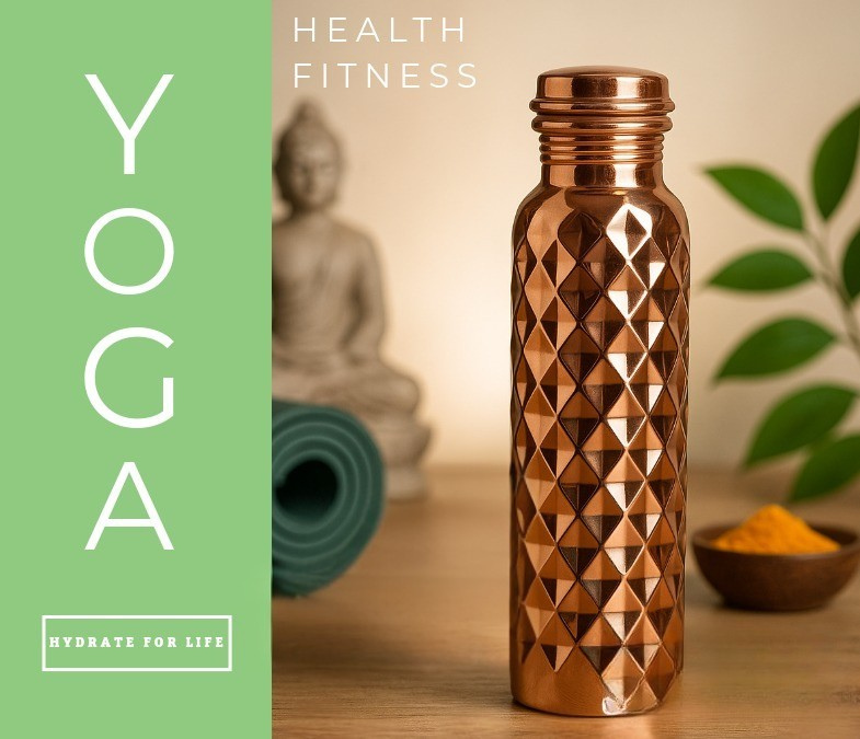 YogaGlow Copper Bottle