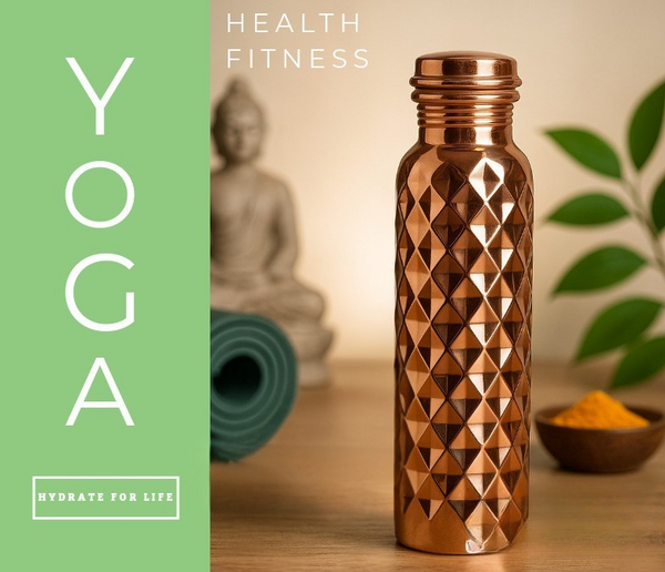 YogaGlow Copper Bottle
