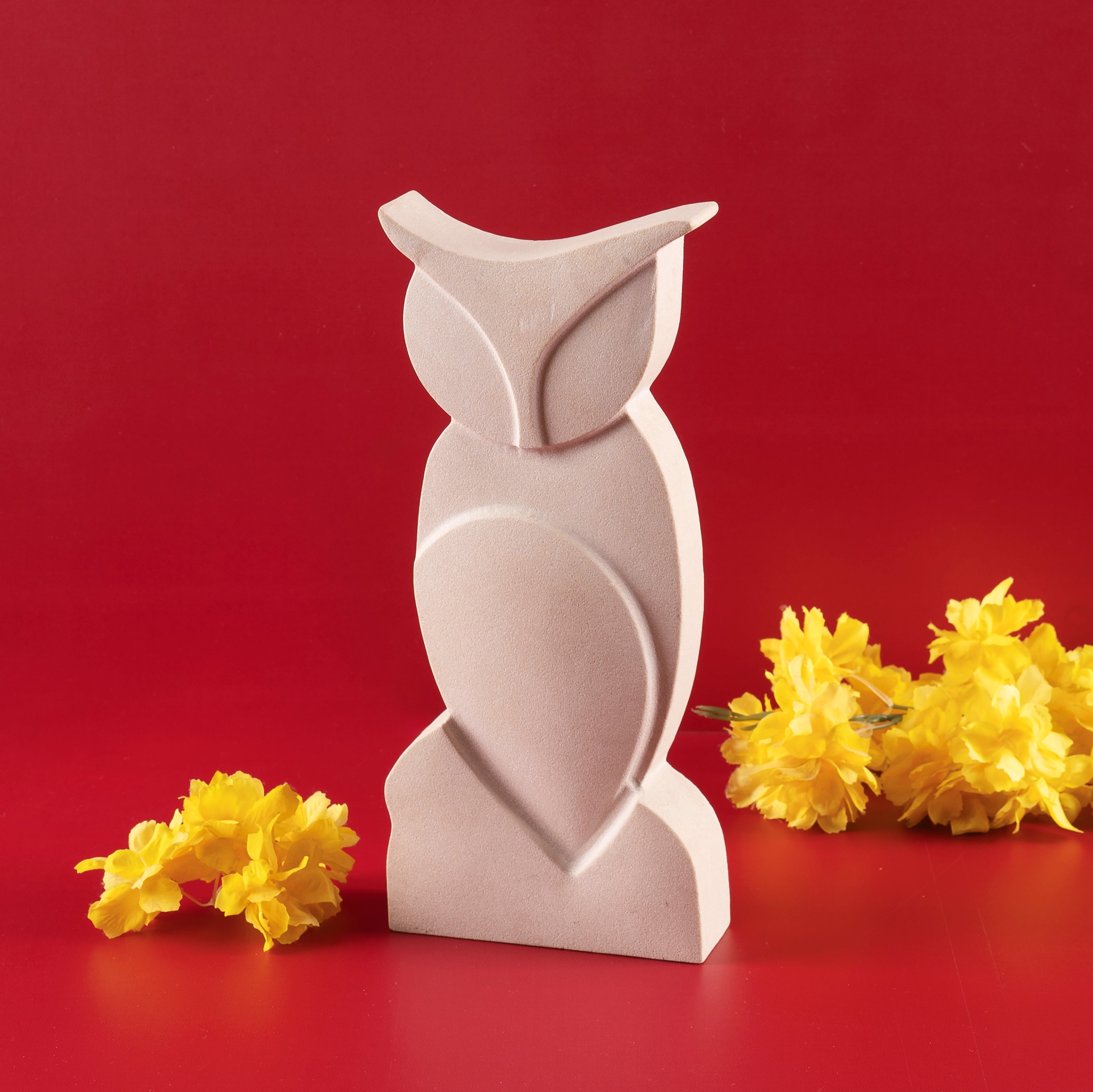 Abstract Owl Sculpture
